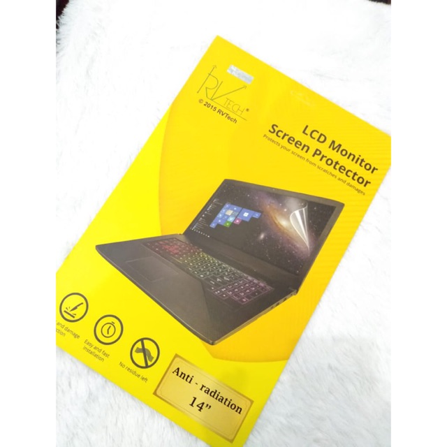 LCD PROTECTOR 14 Inch - ANTI GORES ANTI RADIASI