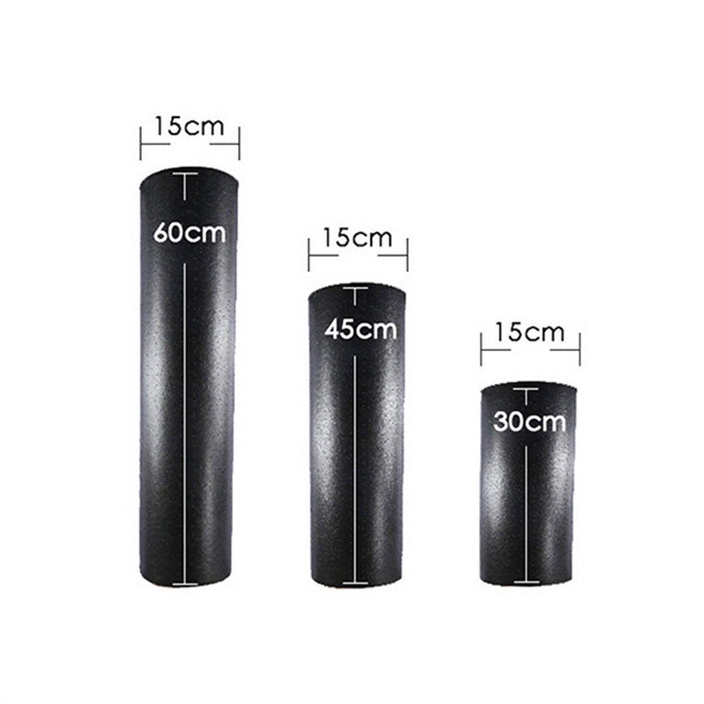 Lanfy Yoga Block 4ukuran Gym Training Hitam Dengan Trigger Points Massage Fitness Peralatan