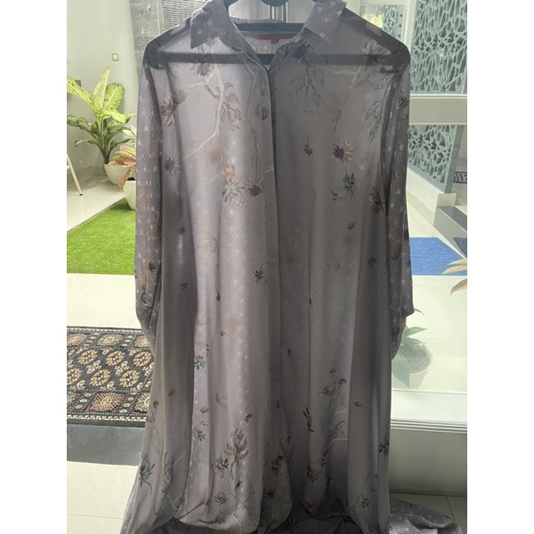 preloved benang jarum - malina dress size M (used 1x)