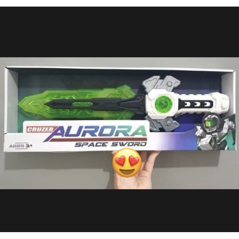 CRUZER AURORA SPACE SWORD/ MAINAN PEDANG DENGAN SUARA DAN LAMPU