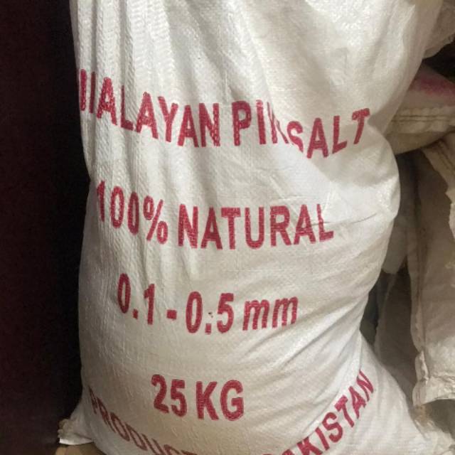 Garam himalaya 25 kg / himalaya salt 25 kg / garam himalaya murah / garam 25 murah / garam 1 karung