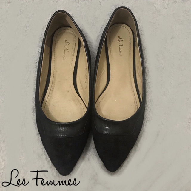 Sepatu/flatshoes branded les femmes preloved second bekas