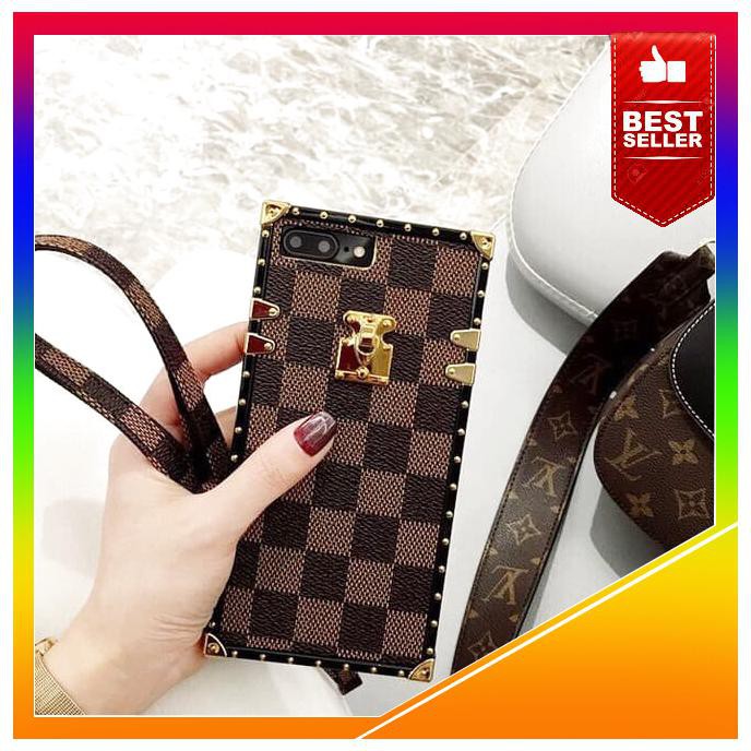Acc Hp Case Cover Oppo A3S Lv Patite Malle Monogram Import Plus Tali Lv