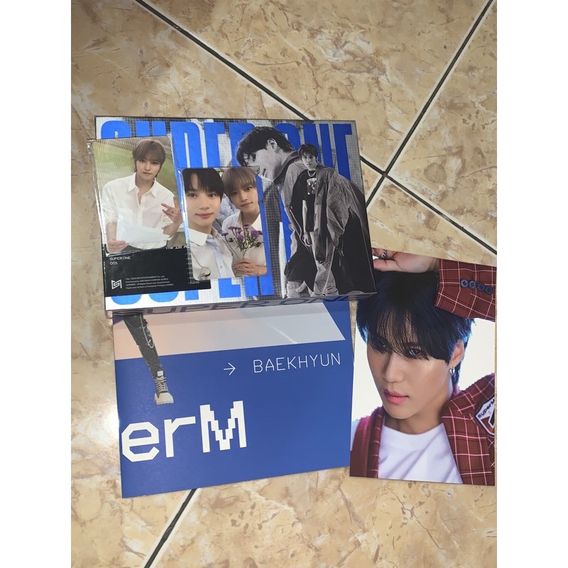 ALBUM SUPERM SUPERONE UNIT A FULLSET UNSEALED ( pc taeyong , pc taemin & taeyong )