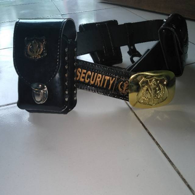 kopel sabuk logo satpam kopel security lengkap 3 kotak