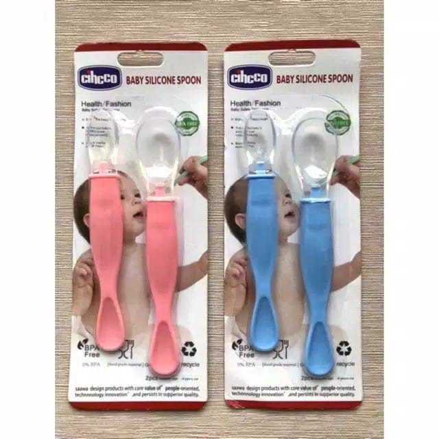 Sendok Bayi Import Silikon isi 2pcs BPA Free