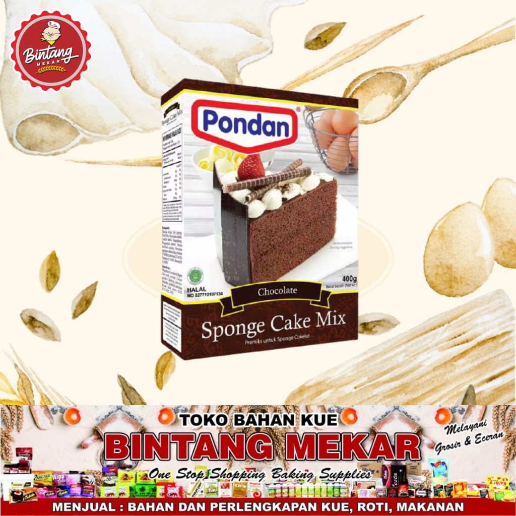 

Pondan Sponge Coklat