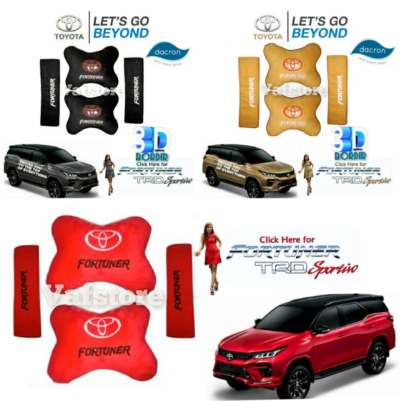 BANTAL MOBIL TOYOTA FORTUNER/BANTAL MOBIL SET PREMIUM/BANTAL MOBIL SET KARAKTER/BANTAL MOBIL LEHER/B