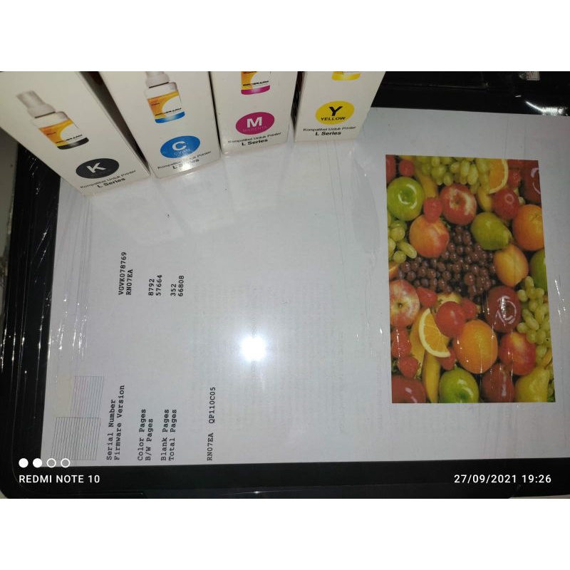 Printer Epson L360 Free tinta 4 warna