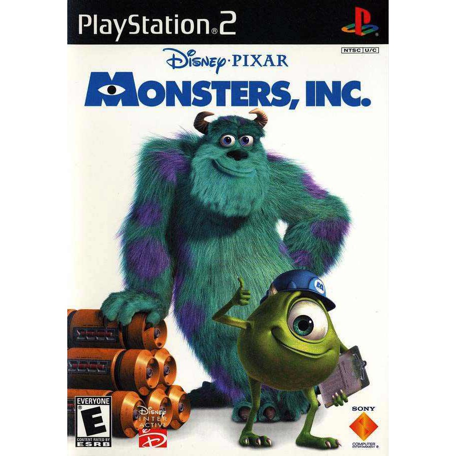DVD Kaset Game PS2 Disney Pixar Monsters Inc