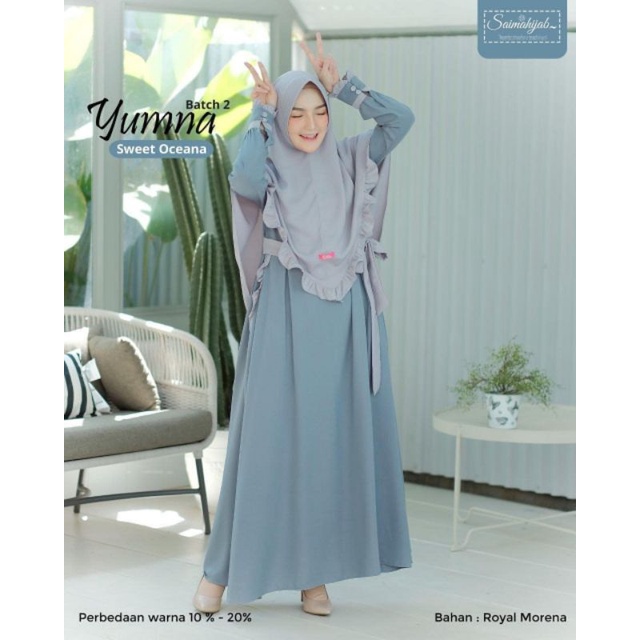 Saima Hijab - Yumna Dress Gamis Syari