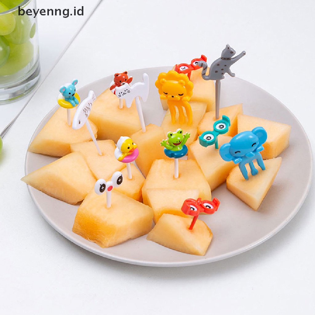 Garpu Tusuk Gigi Buah / Sayur / Bento Mini Lucu Untuk Anak