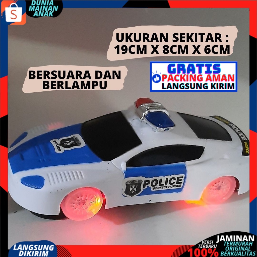 (PROMO) Mainan Mobil Polisi baterai super police car Ada Musik Dan Lampu ST22-C20 MURAH