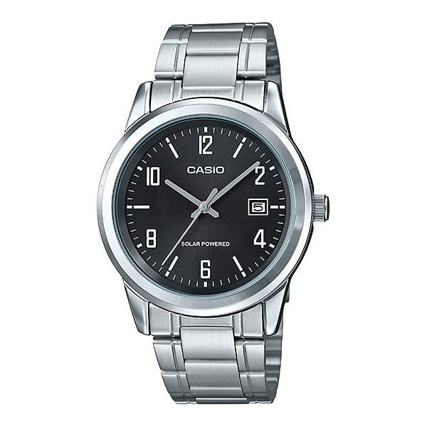 Best Seller Jam Tangan Pria Casio Original Analog Solar Power Mtp-Vs01D-1B