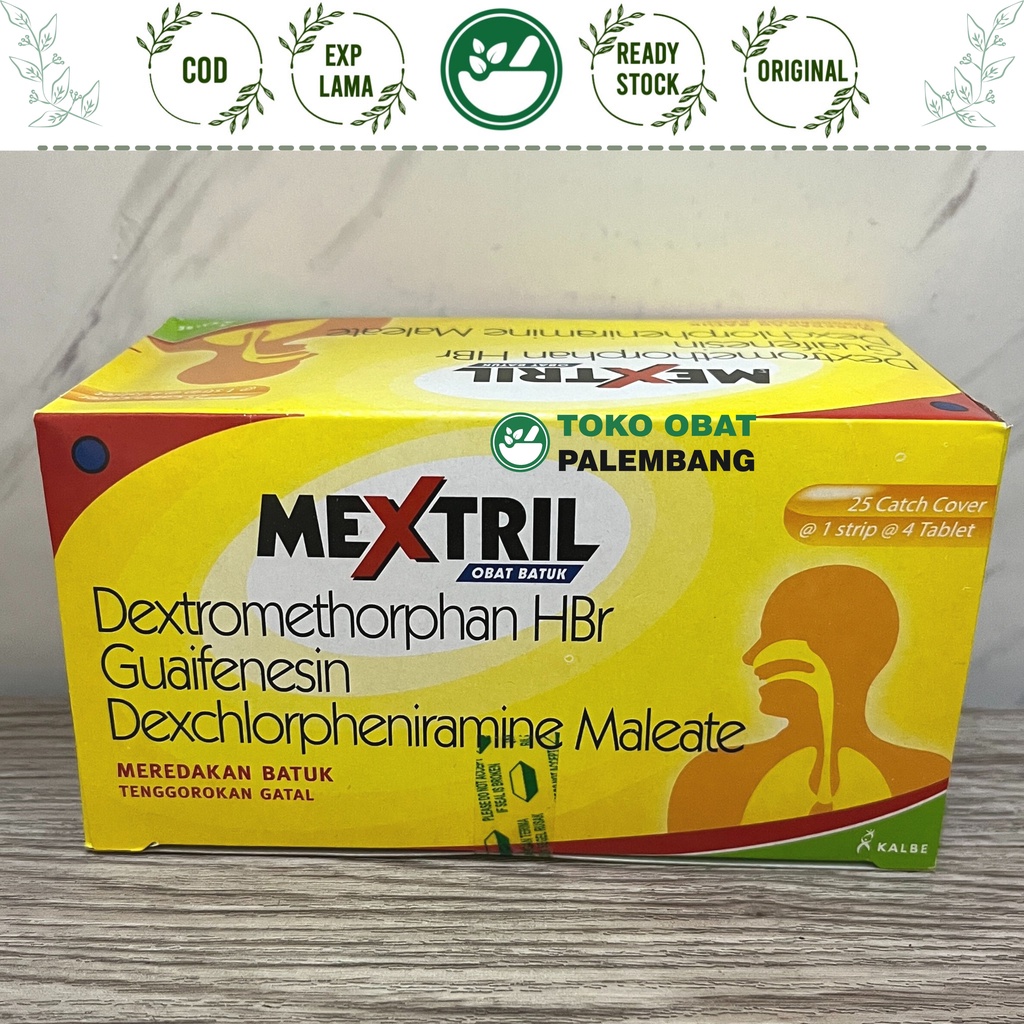 1 BOX MEXTRIL ISI 25 STRIP MEXTRIL OBAT BATUK MEXTRIL TABLET