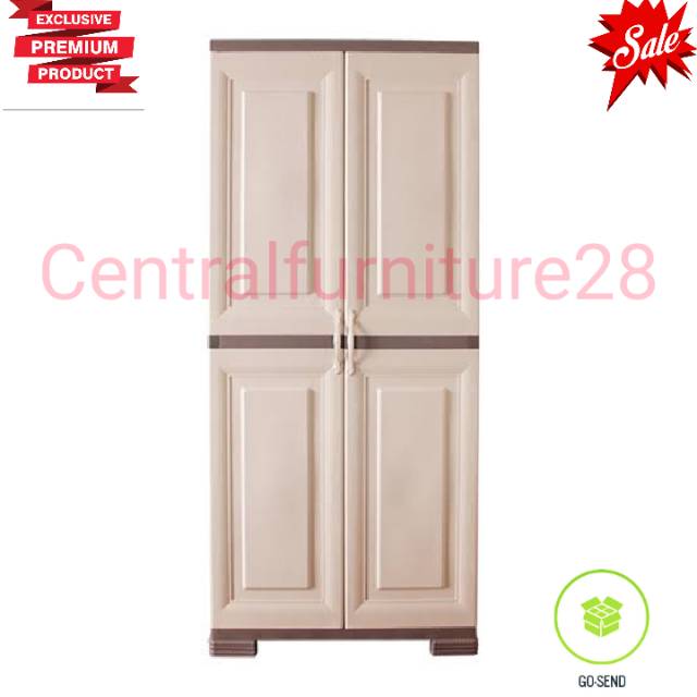 LEMARI PLASTIK 2 PINTU OLYMPLAST || OMC ST1 ND TANPA LACI