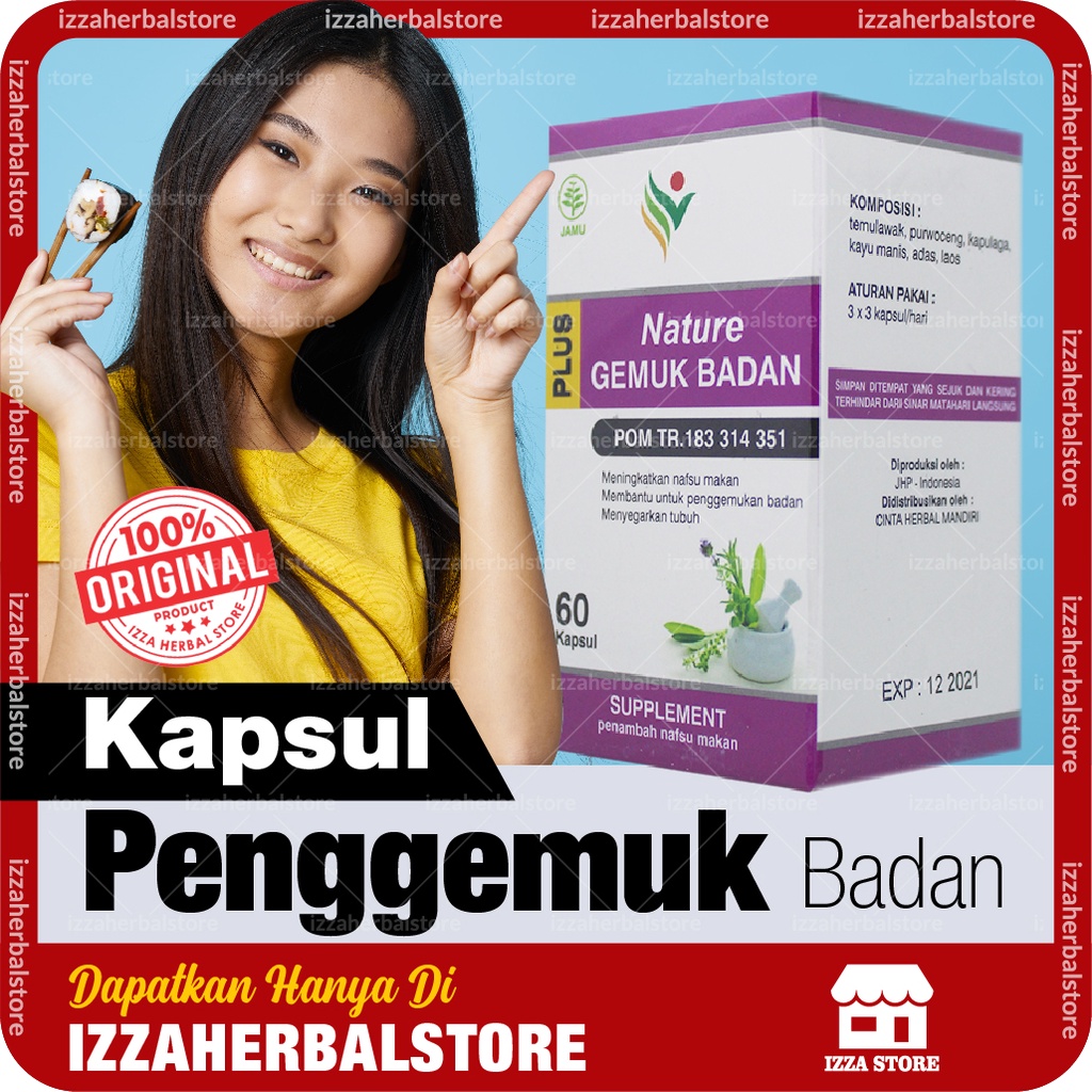 PENGGEMUK BADAN Bpom Permanen TANPA EFEK SAMPING Paling Ampuh Dan Cepat NATURE GEMUK BADAN