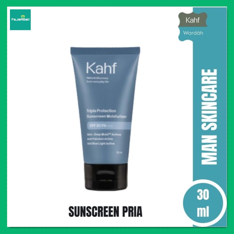 KAHF TRIPLE PROTECTION SUNSCREEN MOISTURIZER | SUNBLOCK WAJAH PRIA