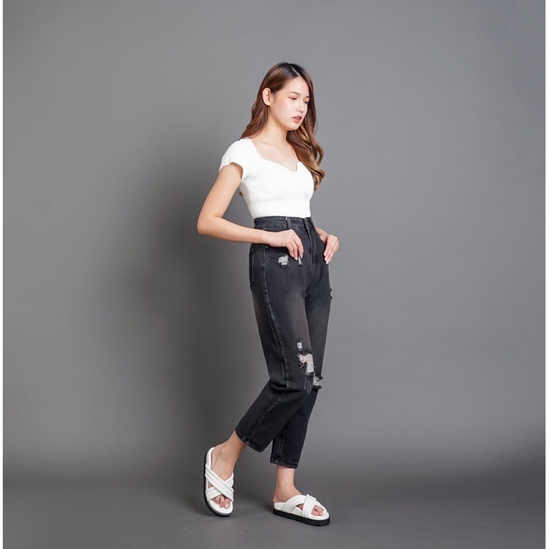 [LUXE.DLABEL] LIONEL JEANS | Celana Jeans Wanita Highwaist Jeans Boyfriend Jeans Baggy Jeans Import