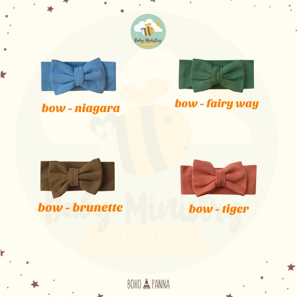 BOHOPANNA KNOT BOW - BANDANA PITA BAYI