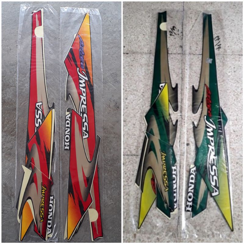 striping sticker honda Astrea Impressa 2000