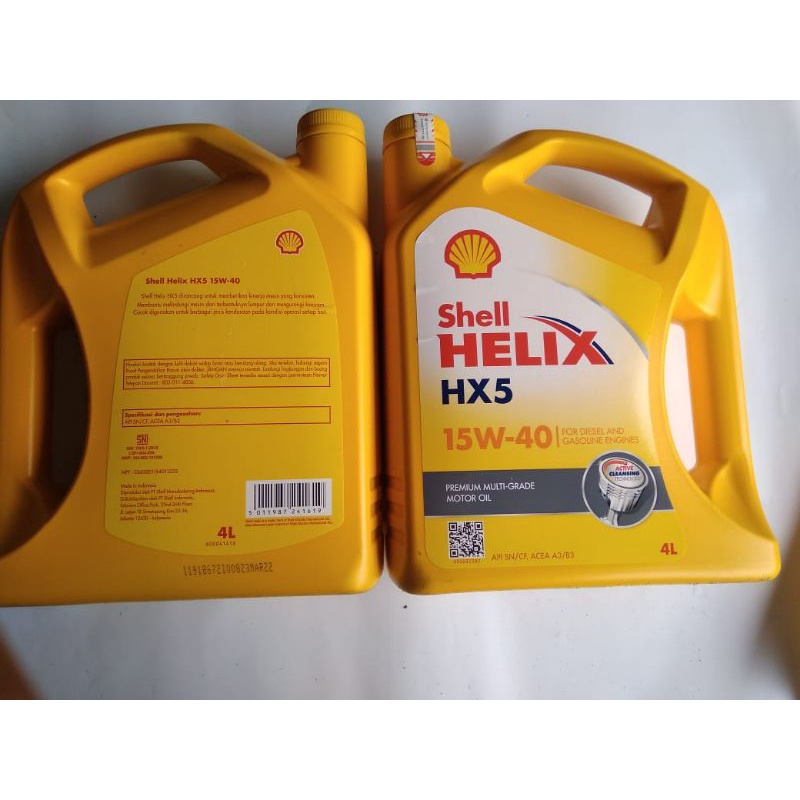 oli shell helix hx5