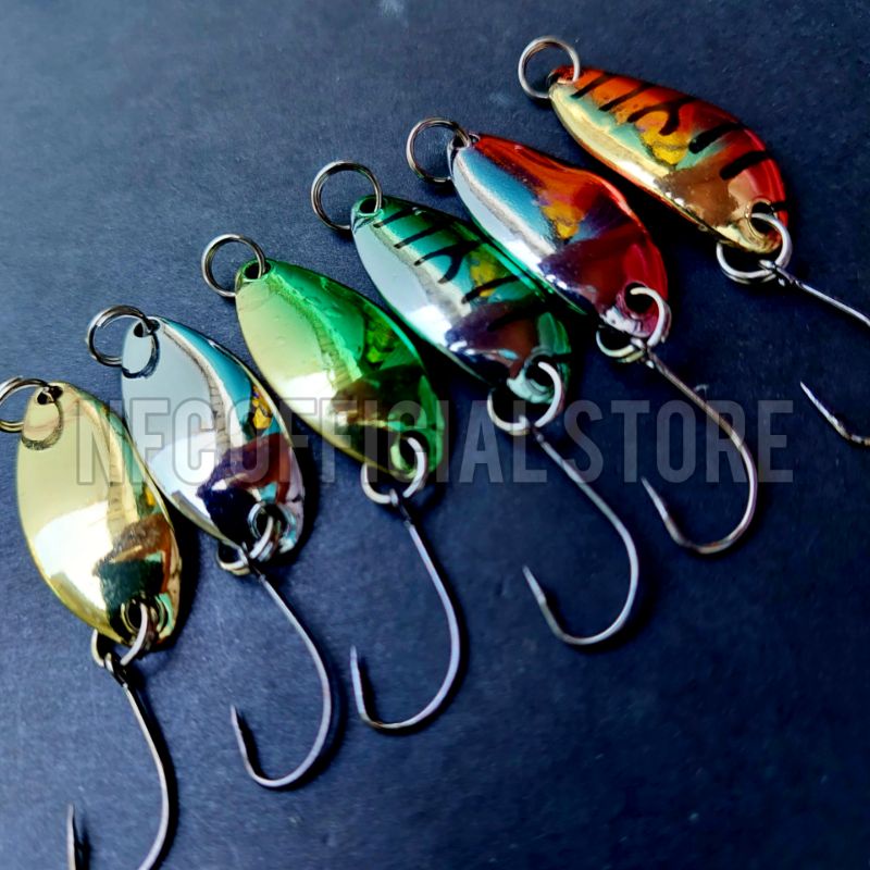 Lure Micro Spoon 3 cm 3 gram Mini Spoon BEST KILLER ACTION