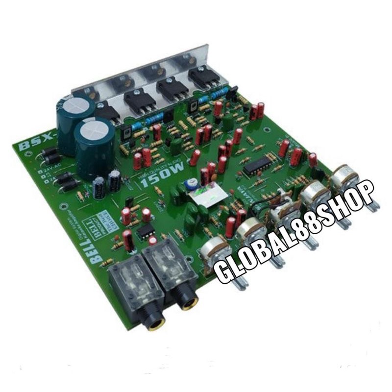 KIT AMPLIFIER ACTIVE SPEAKER STEREO BSX A5 BELL BGR 200W 300W