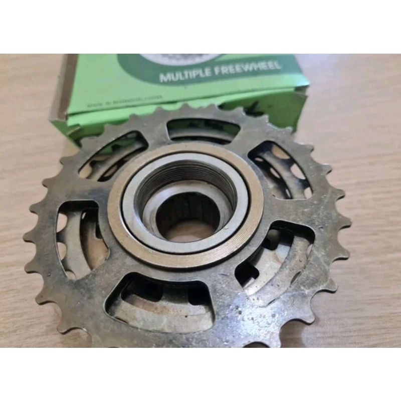 Gir Freewheel Gear Susun Sprocket 7 Speed Drat Ulir Merk Diamond 7sp Sp 14T-28T compatible shimano tourney free wheel sepeda seli lipat federal mtb minion