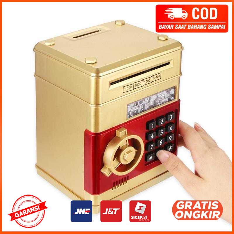 Celengan Anak Electronic Bank Safe Box Money Model Brankas T