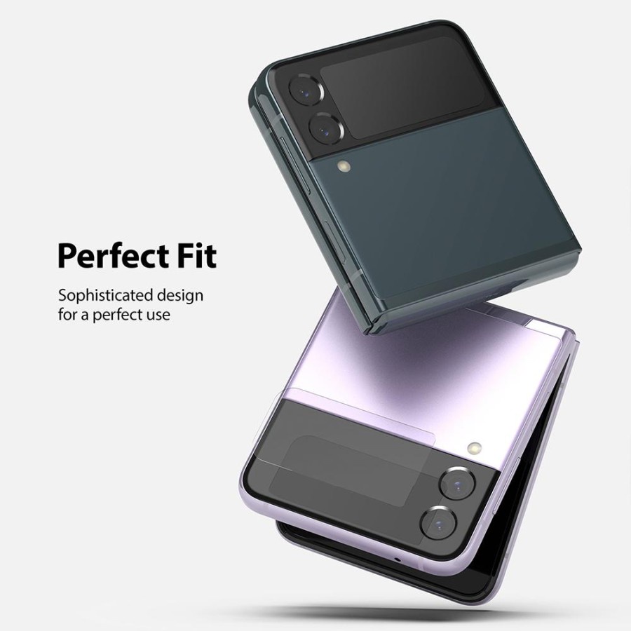 Tempered Glass Depan Galaxy Z Flip 3 Ringke ID Cover Display Protector