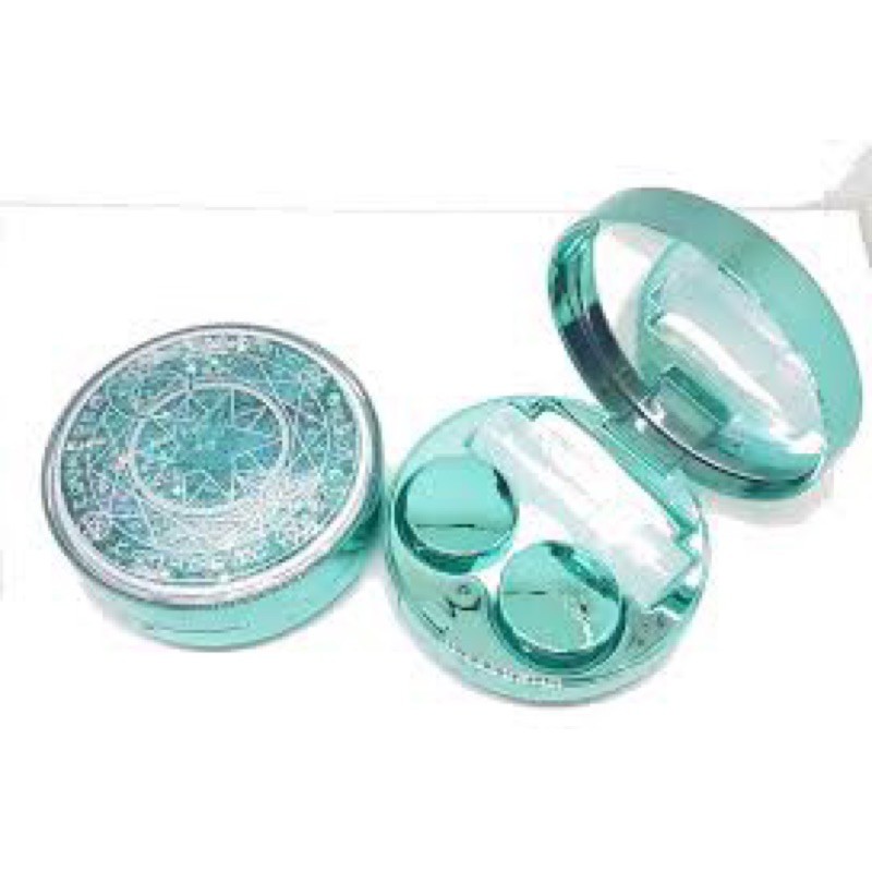 Freshkon Premium Case softlens metallic lengkap jepitan dan sendok softlens