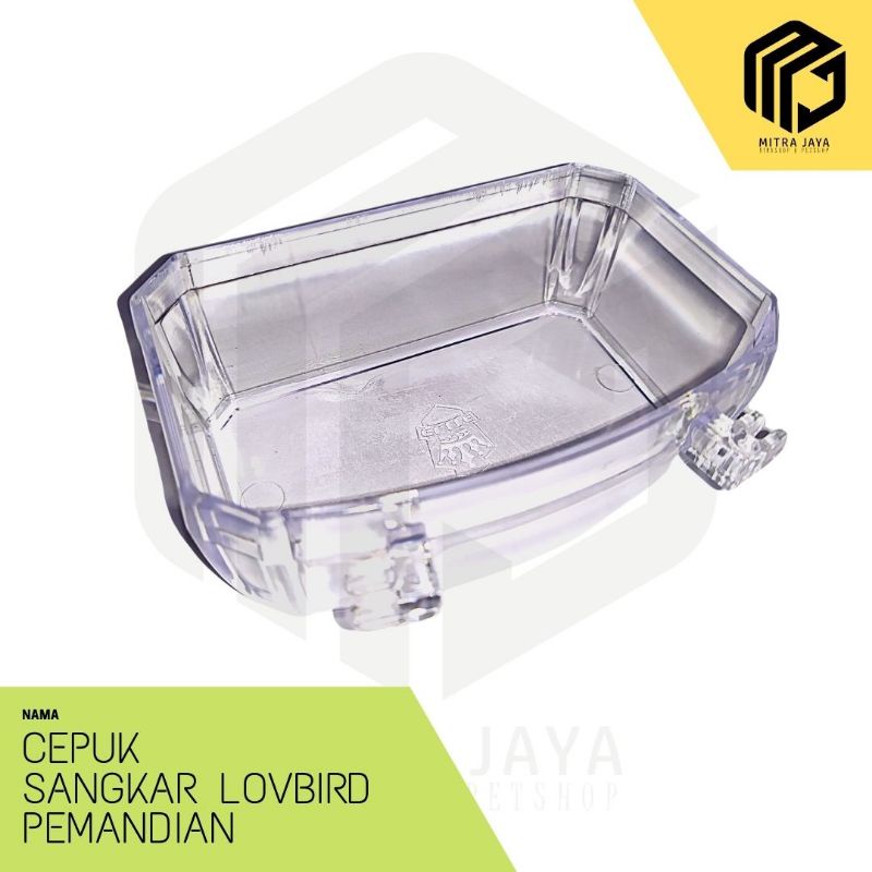 CEPUK PAKAN MINUM MANDI BURUNG LOVEBIRD
