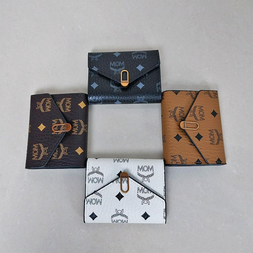 Dompet Lipat Wanita Kecil Mini Dompet Motif Kulit Sintesis Dompet Kartu Wanita Fashion Korea Style Import Azgalery D62