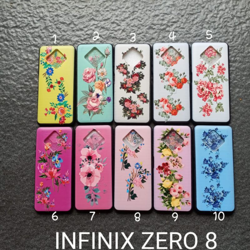 Case gambar infinix Zero 8 motif cewek ( 2 motif ) soft softcase softshell silikon cover casing kesing housing