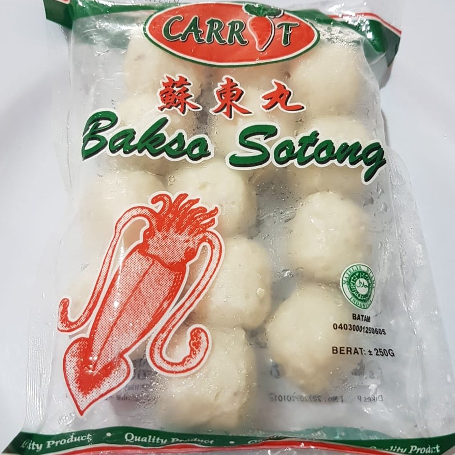

Carrot Bakso Sotong 250 gram
