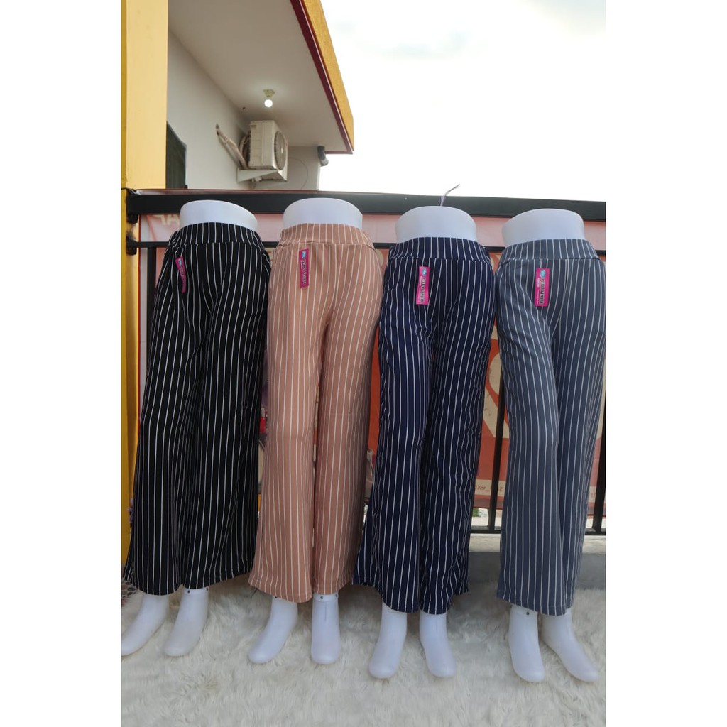 Kulot panjang motif salur