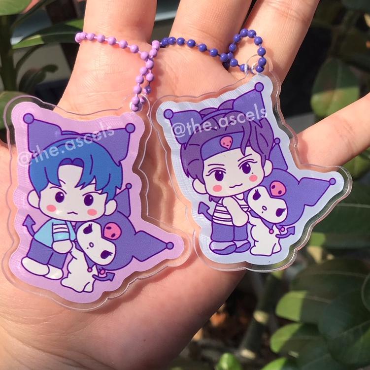 Dijamin Miring harga.. [Ready Stock] NCT x Sanrio Unofficial Gantungan Kunci Keyring Keychain | Gant
