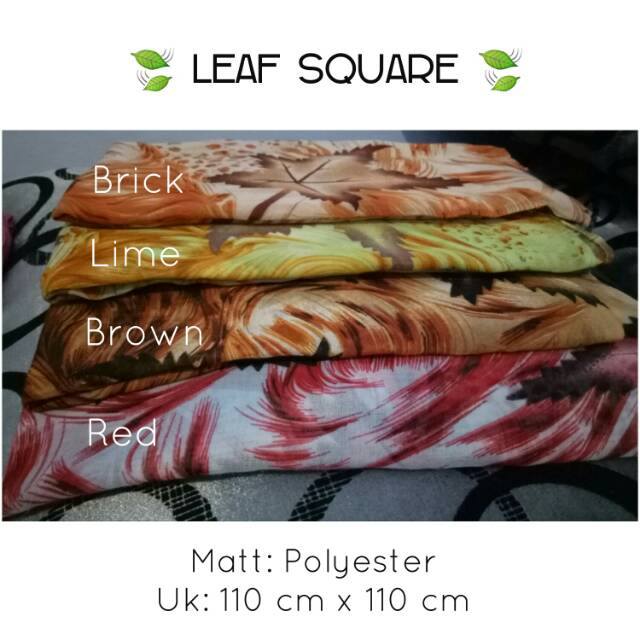 

[SIAP KIRIM] BISA COD - SEGIEMPAT MOTIF DAUN