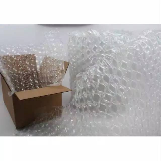

packing tambahan bubel wrap untuk keamanan produk