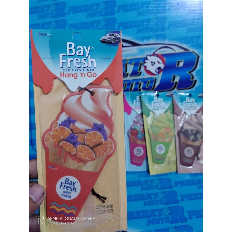 BAYFRESH HANG N GO PENGHARUM PARFUM MOBIL TINGGAL GANTUNG WANGINYA SEGERRRRR