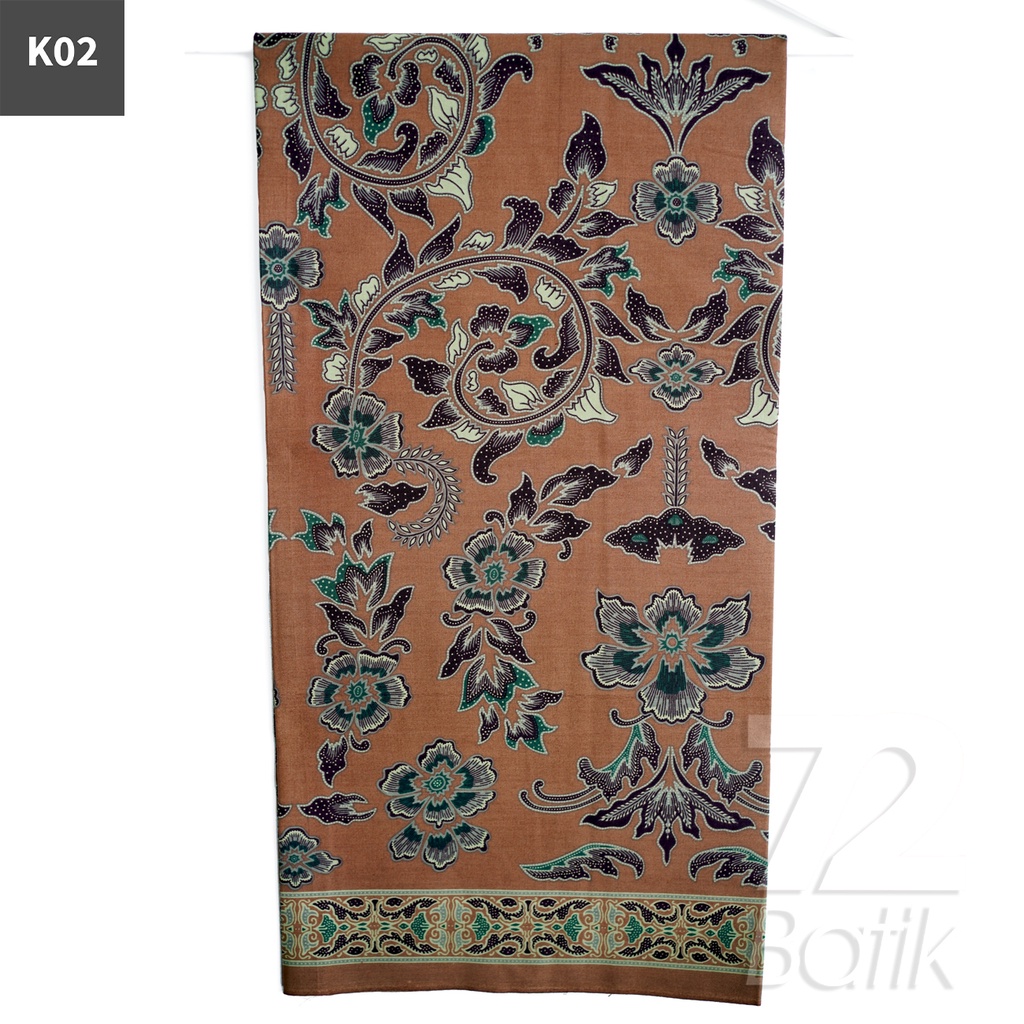 KAIN BATIK PREMIUM Bahan Katun Motif Godong Mlungker Warna Orange 722292 Cap 72 Jarik Jarit Samping Kebat Panjang Batik Katun Modern Premium Bahan Seragam Batik Pernikahan Kantor Keluarga Murah Kamen Jadi Batik Bali Lembaran