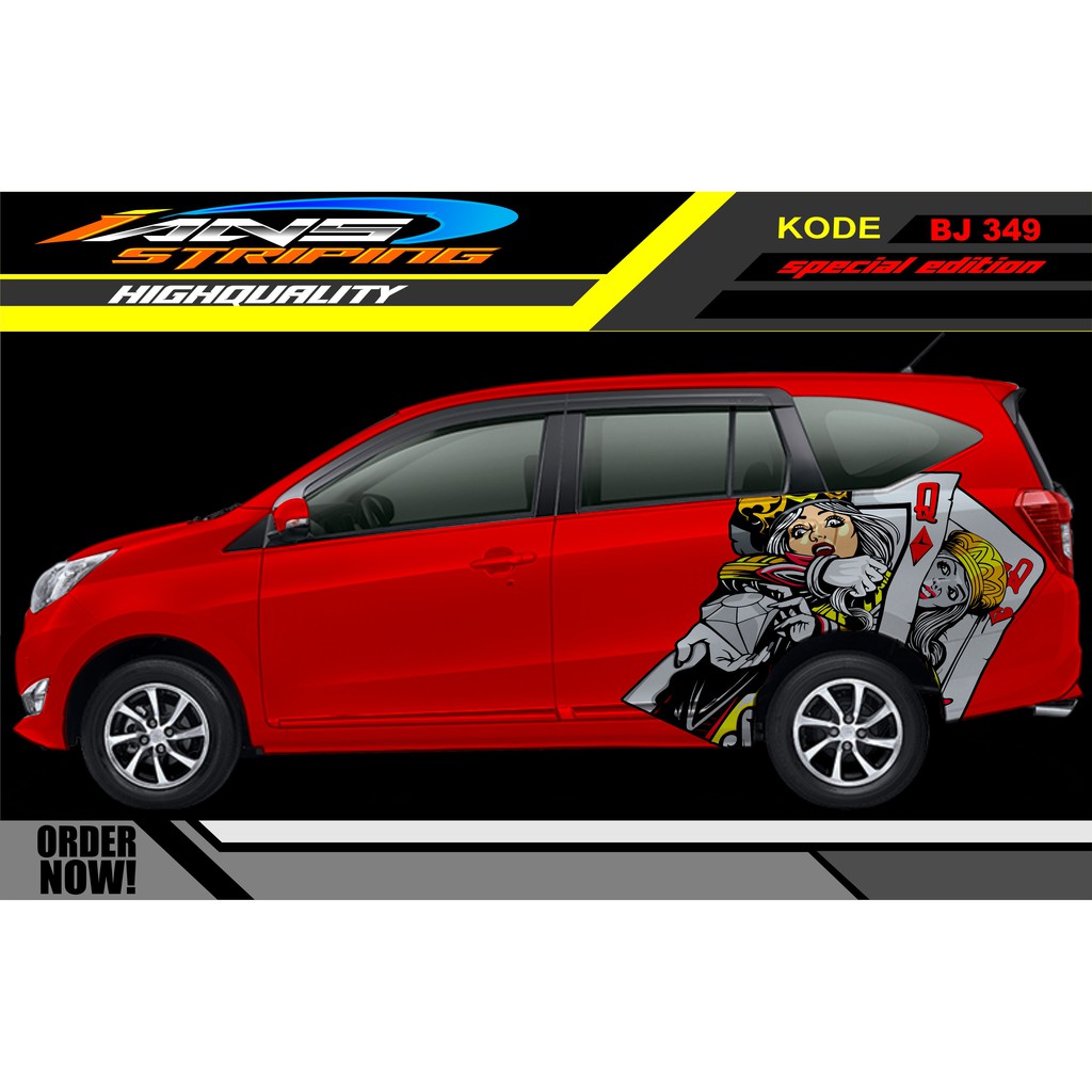 DECAL STICKER MOBIL SIGRA / STICKER MOBIL CALYA / STICKER MOBILIO / STICKER MOBIL