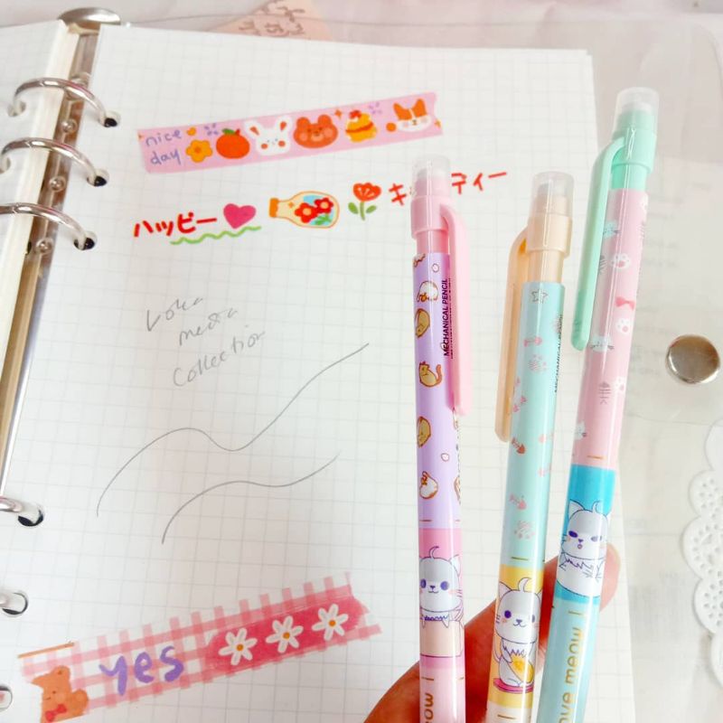 

Pensil Mekanik Cat Lucu