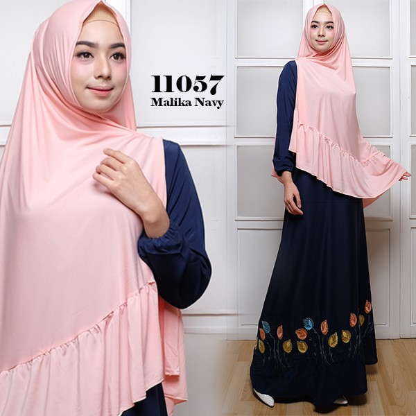 MALIKA GAMIS SYARI GRATIS HIJAB CANTIK
