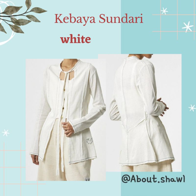 Kebaya Sundari White Sejauh Mata Memandang