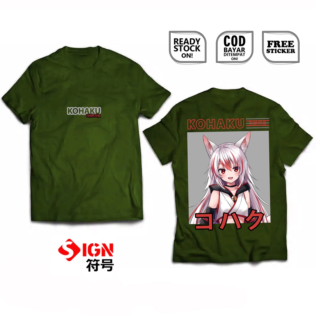 KAOS KOHAKU SENKU DR. STONE WAIFU ANIME MANGA TSUKASA SHISHIO SENKU ISHIGAMI RURI KOKUYO TAIJU KINRO GINRO BAJU JEPANG JAPAN CULTURE COSPLAY OTAKU WIBU - SIGN CLOTH