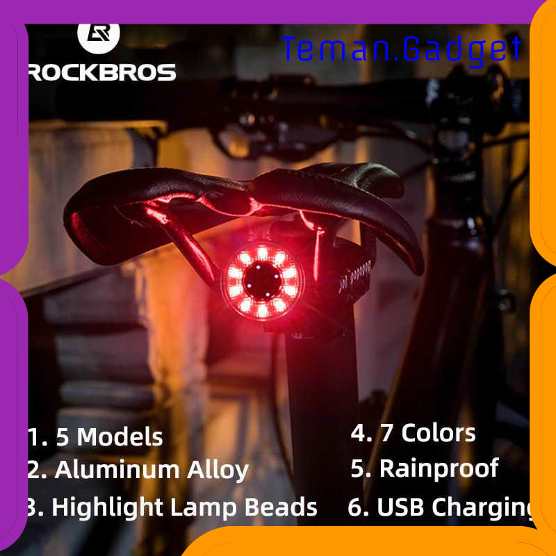 TG-IB691 ROCKBROS Q1 LAMPU SEPEDA LED TAILLIGHT - TL907Q52