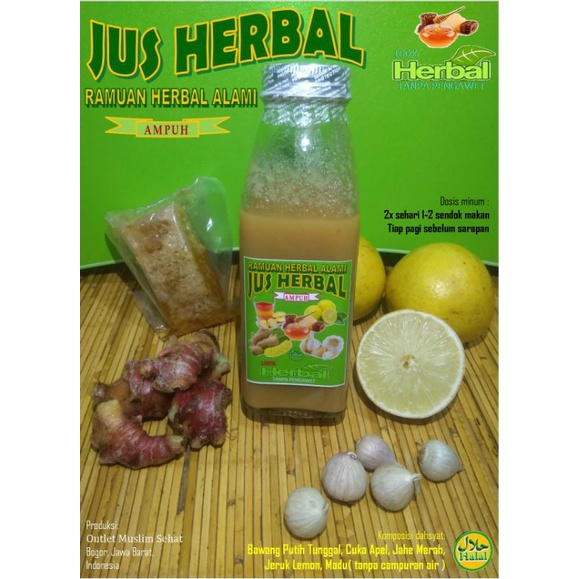 

Jus Bawang Herbal Alami