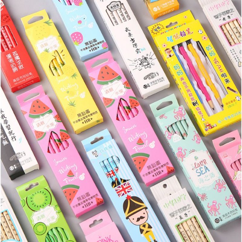 

Pensil Kayu Karakter Lucu